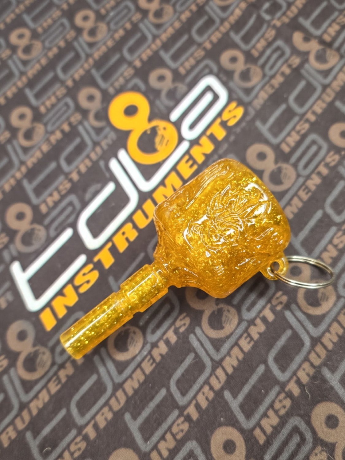 3D Printed SSJ Tuba Mouthpiece Keychain - Image 6